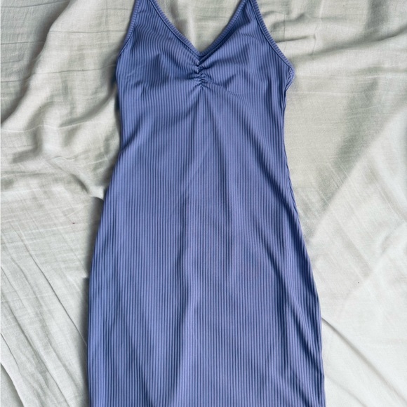 Princess Polly- Lavender Ribbed Mini Dress - Picture 2 of 5